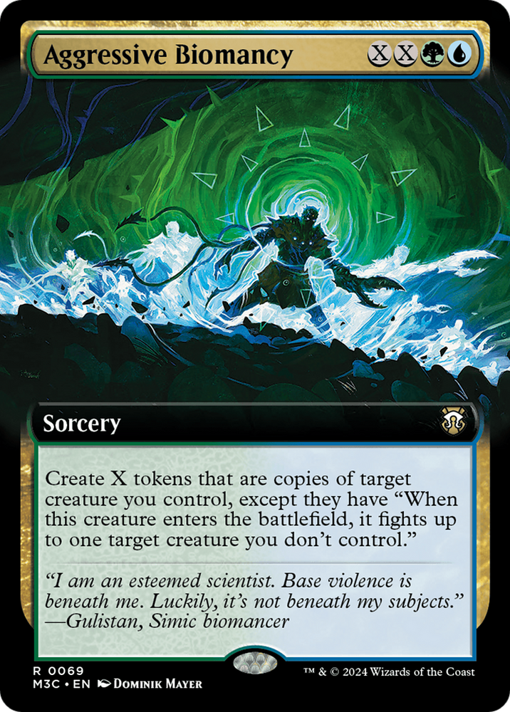 Aggressive Biomancy (Extended Art) (M3C-069) - Modern Horizons 3 Commander: (Extended Art)