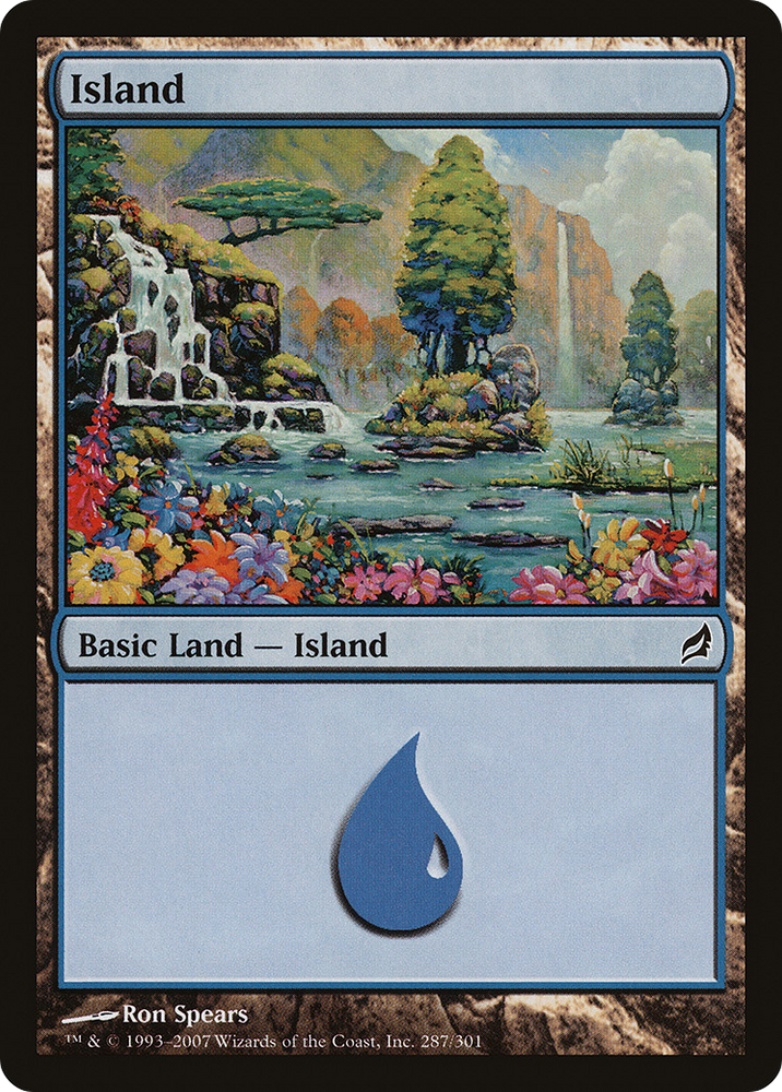Island (287) (LRW-287) - Lorwyn Foil