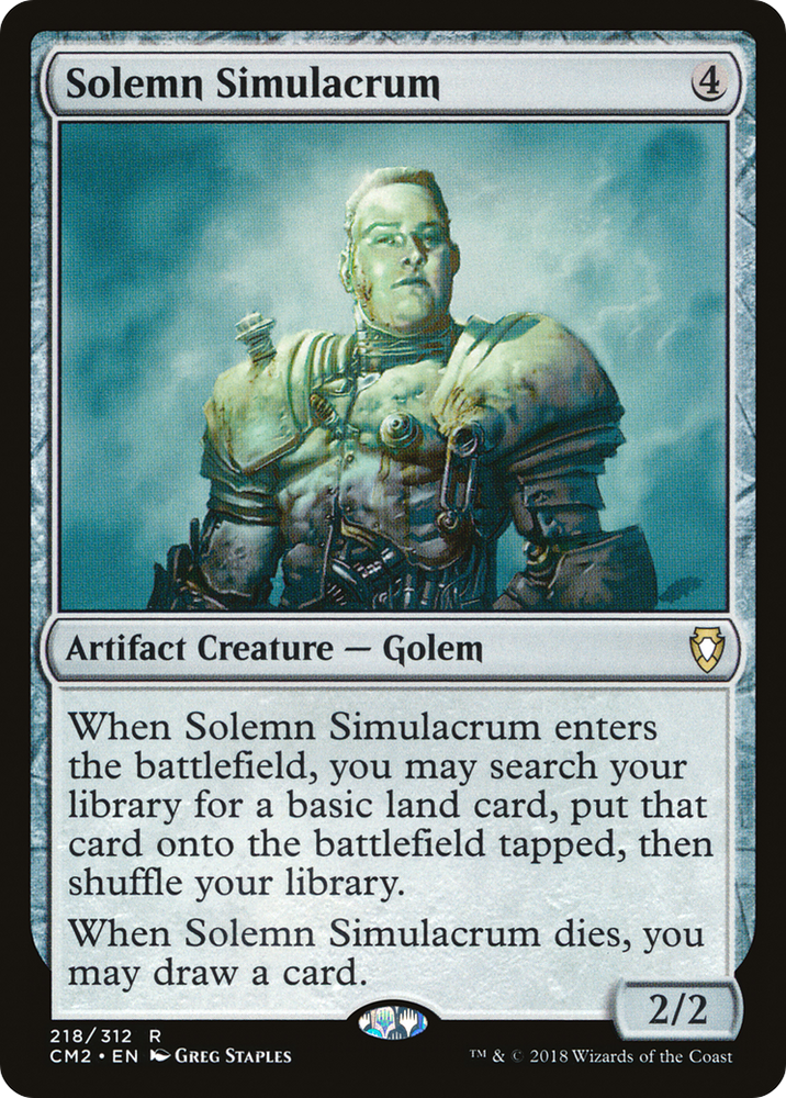 Solemn Simulacrum (218) (CM2-218) - Commander Anthology Volume II