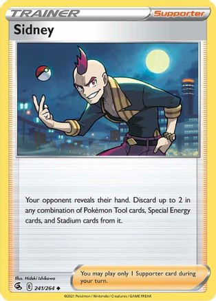 Sidney 241/264  SWSH08 Fusion Strike - Uncommon