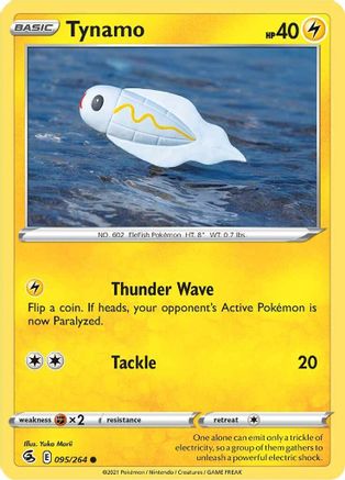 Tynamo 095/264  SWSH08 Fusion Strike - Common