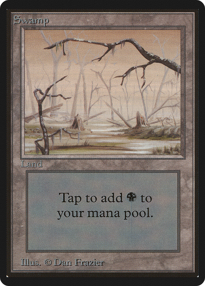 Swamp (B) (LEB-295) - Limited Edition Beta