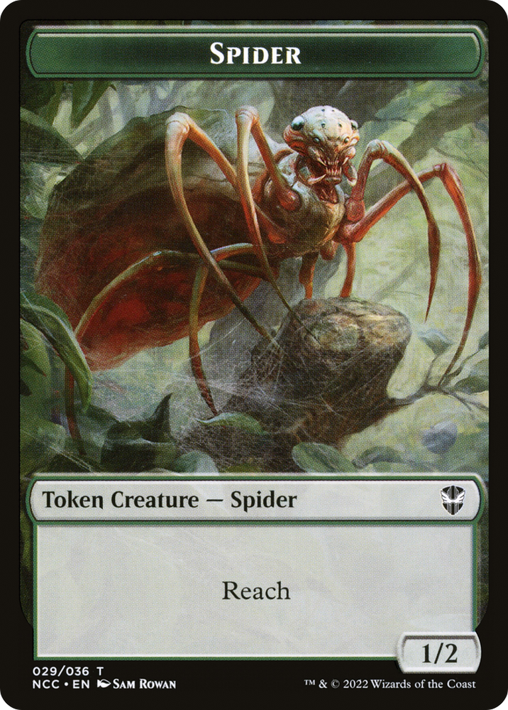 Spider (TNCC-029) - New Capenna Commander Tokens Foil
