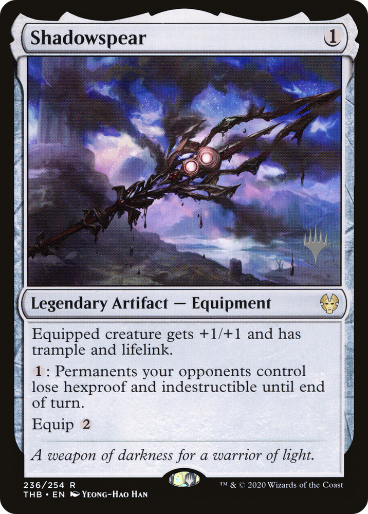 Shadowspear (PPTHB-236P) - Theros Beyond Death Promos Foil