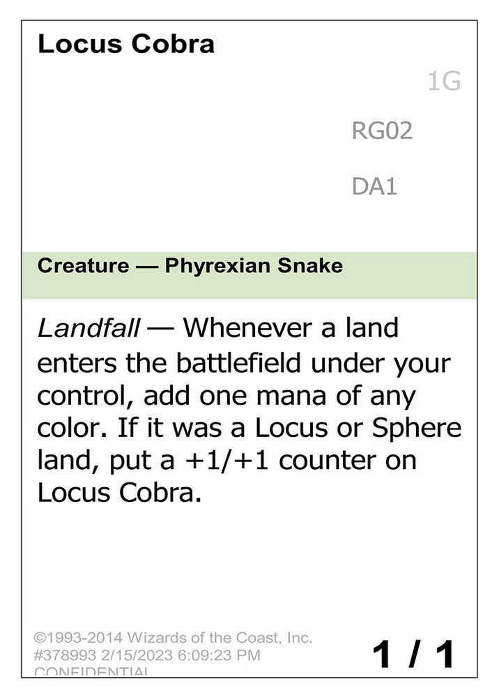 Locus Cobra (UNK-RG02B) - Unknown Event