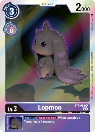 Lopmon (BT7-068) - Next Adventure Foil