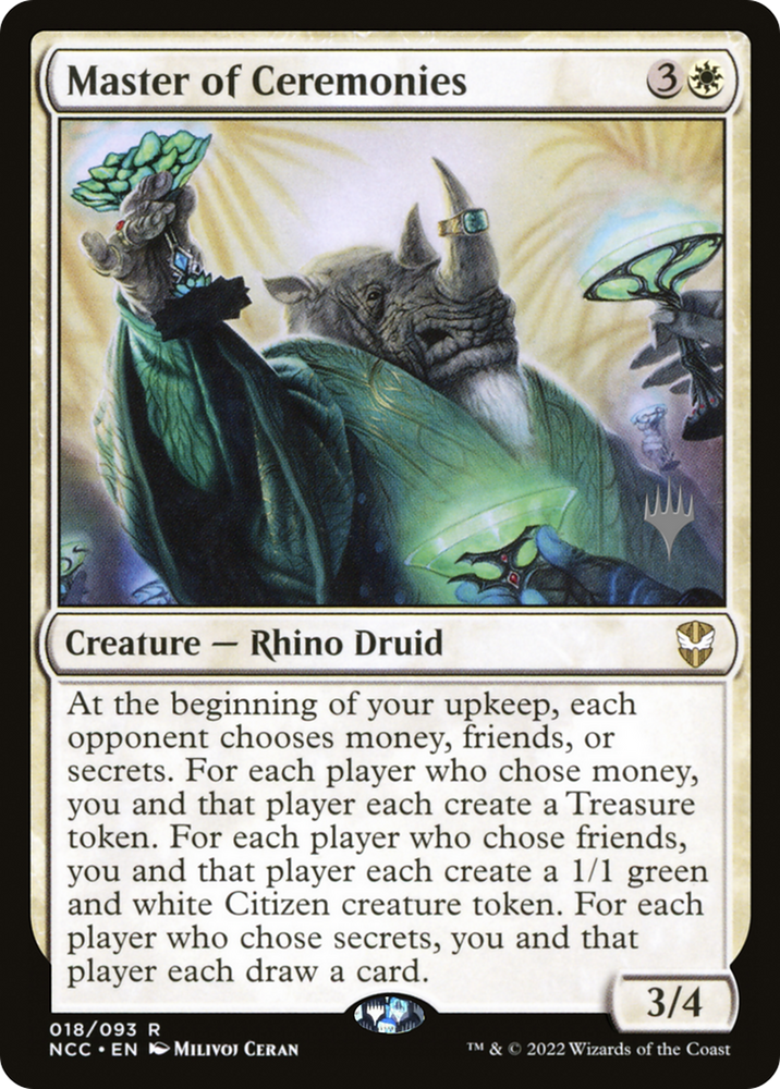Master of Ceremonies (PPSNC-18P) - New Capenna Commander Promos Foil