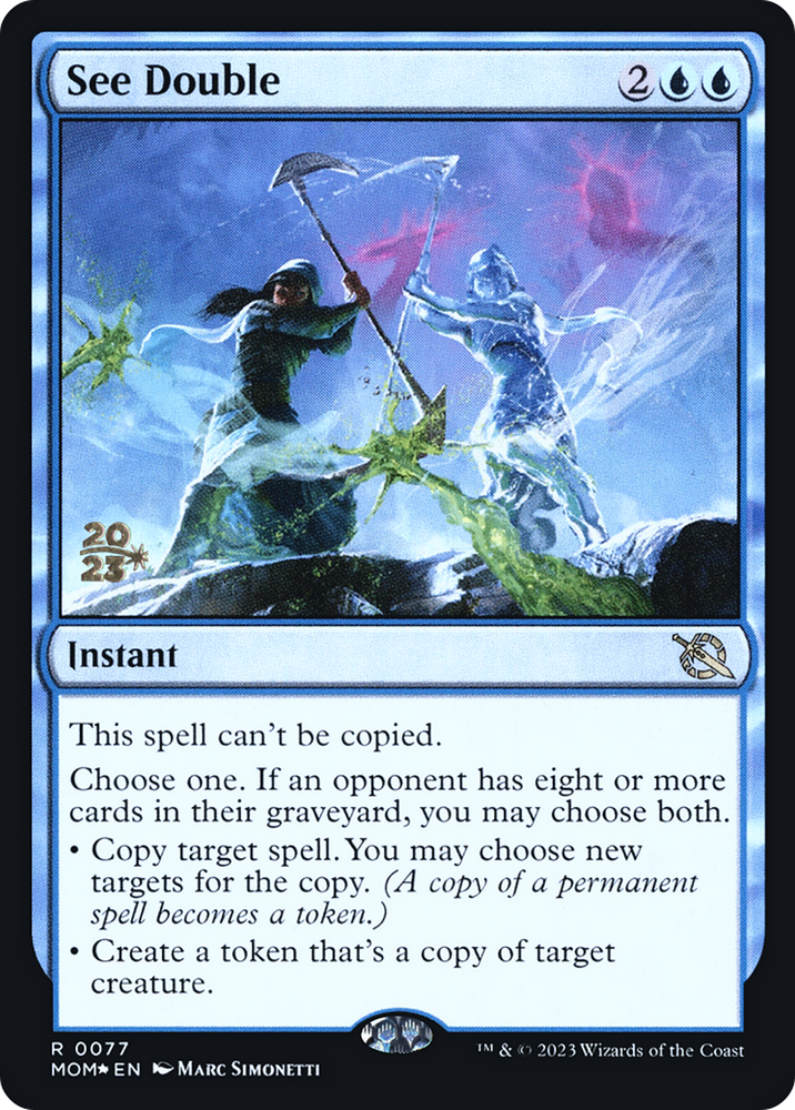 See Double (PRE-77S) - March of the Machine Promos Foil