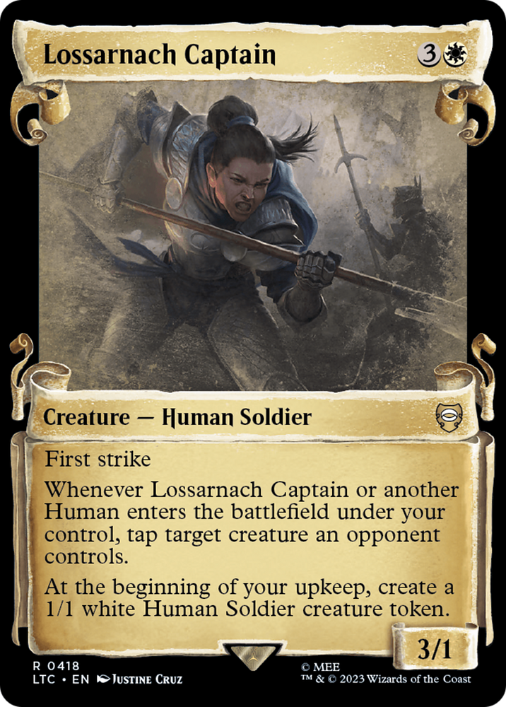 Lossarnach Captain (Showcase Scrolls) (LTC-418) - Tales of Middle-earth Commander: (Showcase)