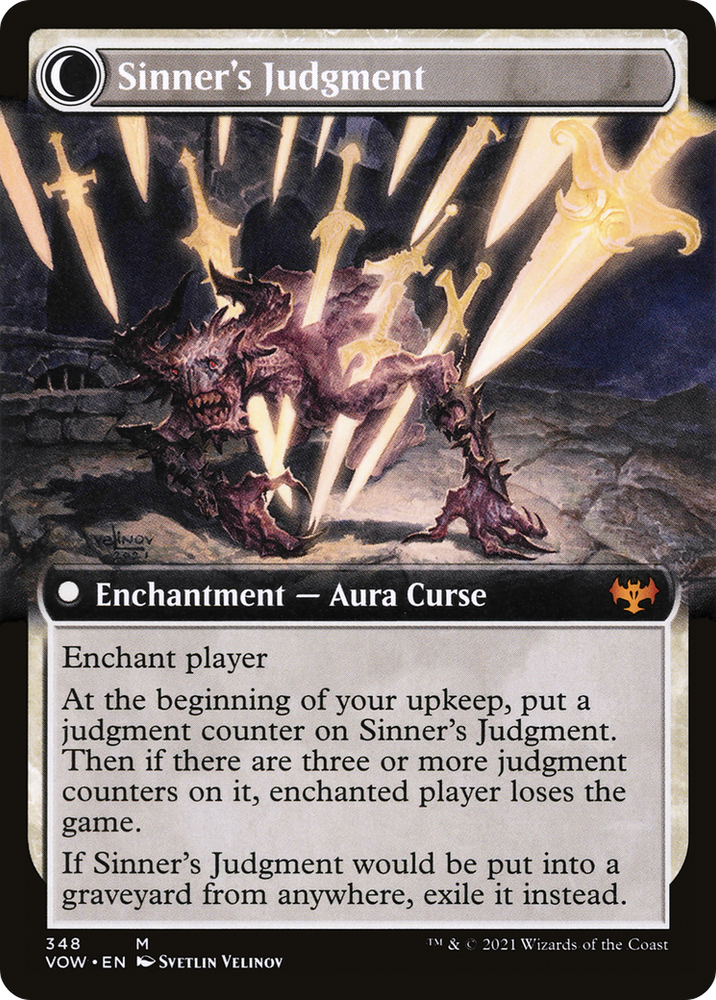 Faithbound Judge (Extended Art) (VOW-348) - Innistrad: Crimson Vow: (Extended Art, Double Faced Transform)
