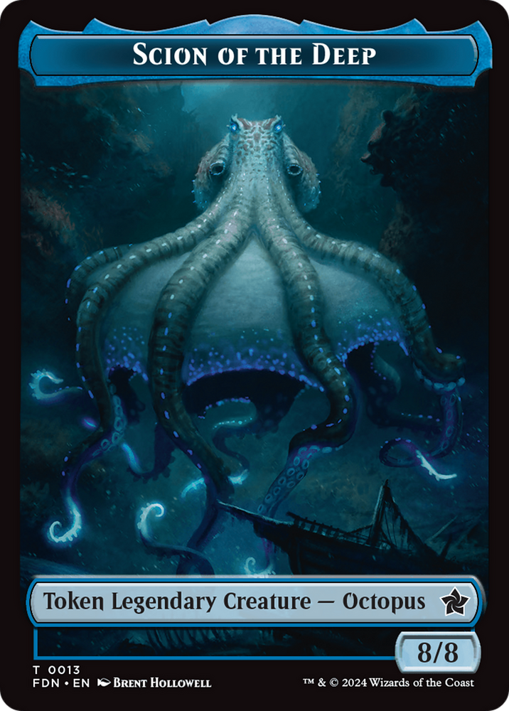 Scion of the Deep (TFDN-013) - Foundations Tokens Foil