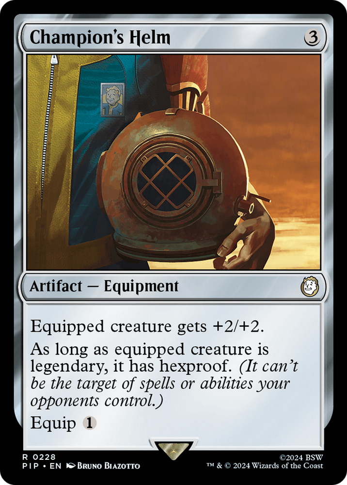 Champion's Helm (PIP-228) - Fallout