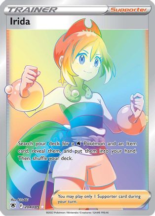 Irida (Secret) 204/189  - Holofoil SWSH10 Astral Radiance - Secret Rare