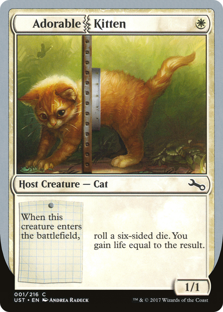 Adorable Kitten (UST-001) - Unstable