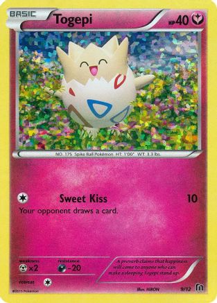 Togepi 009/12  - Holofoil McDonalds Promos 2016 - Promo