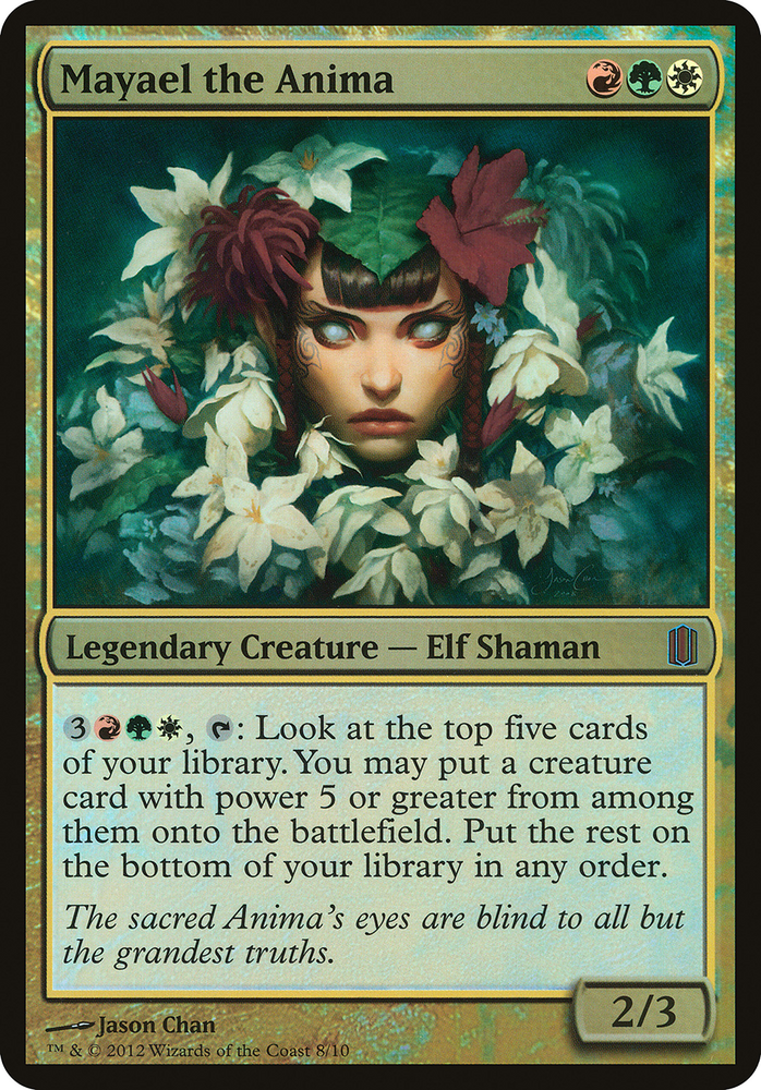 Mayael the Anima (Commander's Arsenal) (OVER-008) - Commander's Arsenal Oversized Foil