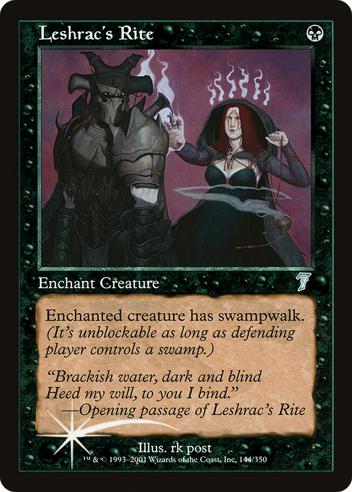 Leshrac's Rite (7ED-144★) - Seventh Edition Foil