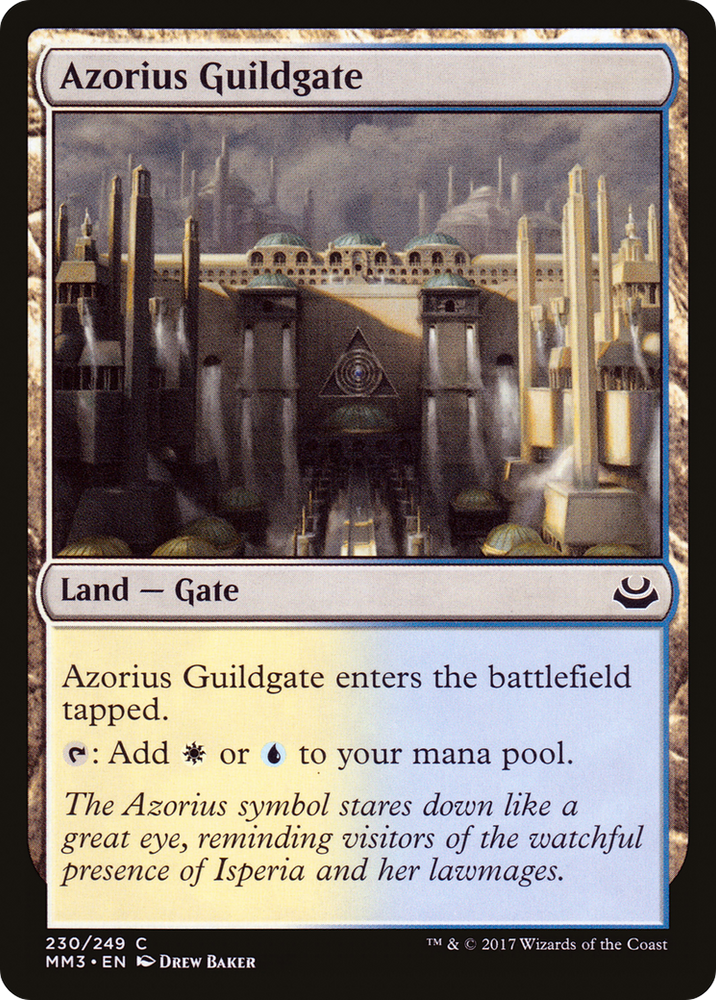 Azorius Guildgate (MM3-230) - Modern Masters 2017