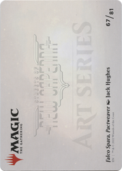 Falco Spara, Pactweaver // Falco Spara, Pactweaver (ASNC-067) - New Capenna Art Series (Borderless) Foil