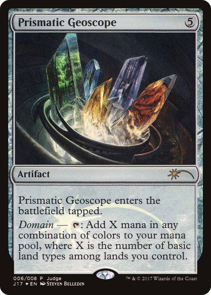 Prismatic Geoscope (JDG-006) - Judge Gift Cards 2017 Foil
