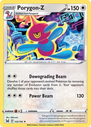 Porygon-Z 142/196  SWSH11 Lost Origin - Rare