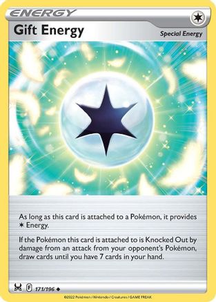Gift Energy 171/196  - Reverse Holofoil SWSH11 Lost Origin - Uncommon