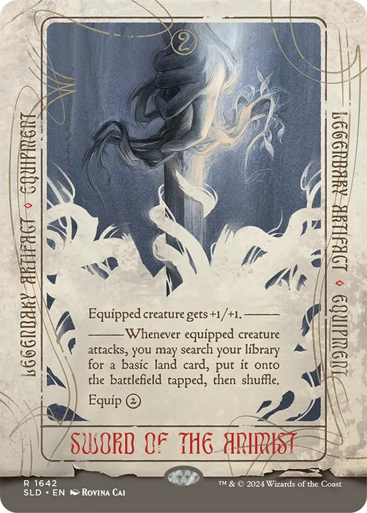 Sword of the Animist (SLD-1642) - Secret Lair Drop (Borderless)