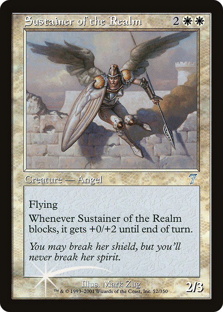 Sustainer of the Realm (7ED-52★) - Seventh Edition Foil