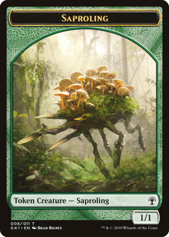 Saproling // Voja Double-Sided Token (GR1-011) - GRN Guild Kit Tokens