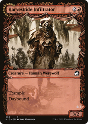 Harvesttide Infiltrator (Showcase) (MID-293) - Innistrad: Midnight Hunt: (Showcase, Double Faced Transform) Foil