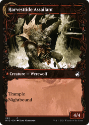 Harvesttide Infiltrator (Showcase) (MID-293) - Innistrad: Midnight Hunt: (Showcase, Double Faced Transform) Foil
