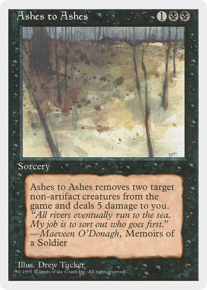 Ashes to Ashes (4ED-) - Fourth Edition