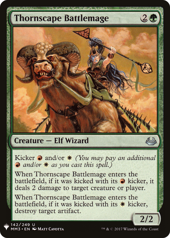 Thornscape Battlemage (LIST-MM3-142) - The List