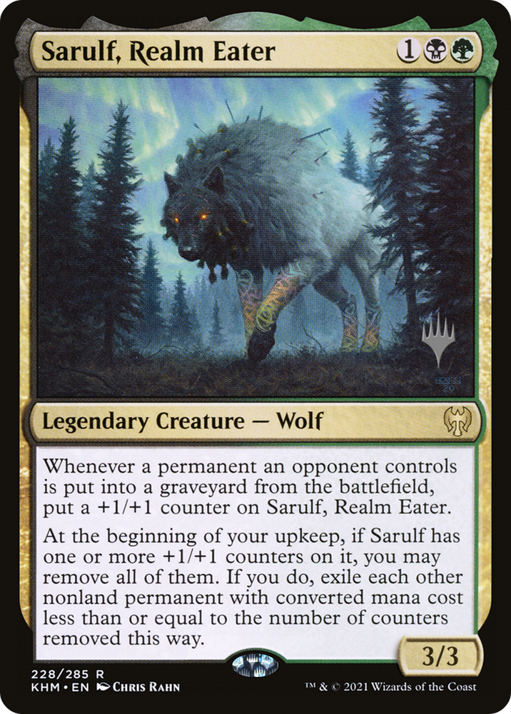 Sarulf, Realm Eater (PPKHM-228P) - Kaldheim Promos Foil