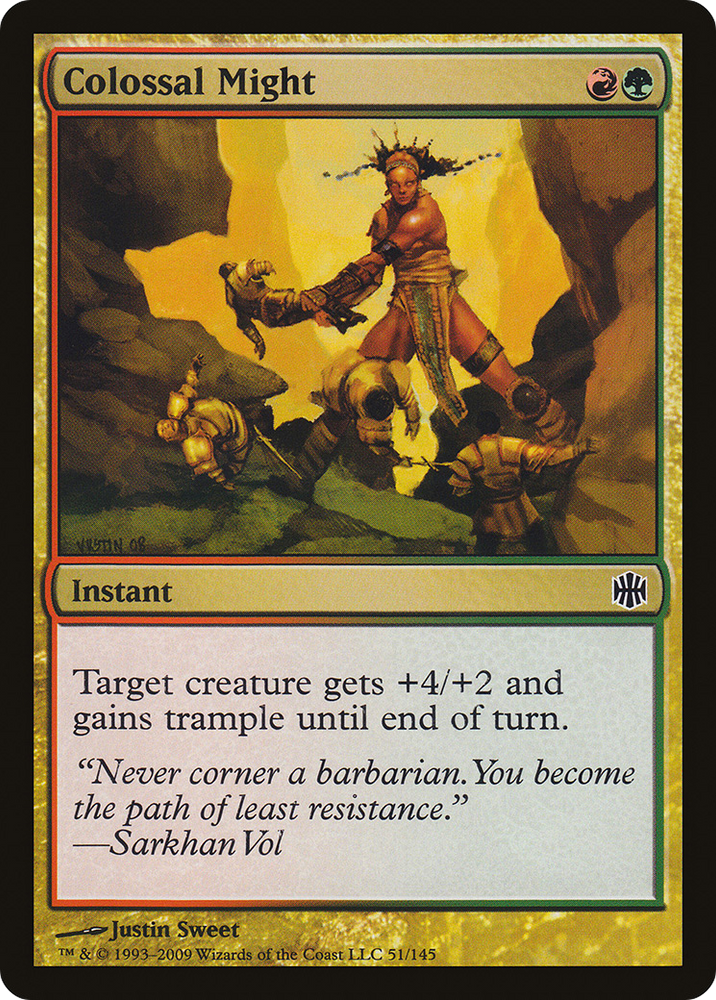 Colossal Might (ARB-051) - Alara Reborn Foil