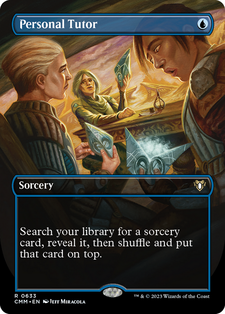 Personal Tutor (Borderless) (CMM-633) - Commander Masters (Borderless)