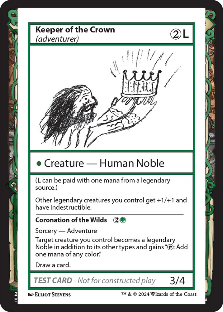 Keeper of the Crown // Coronation of the Wilds (MB2PC-) - Mystery Booster 2