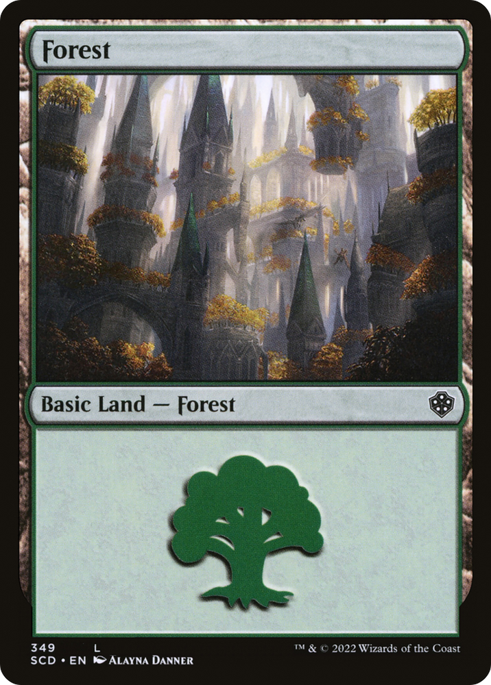 Forest (349) (SCD-349) - Starter Commander Decks