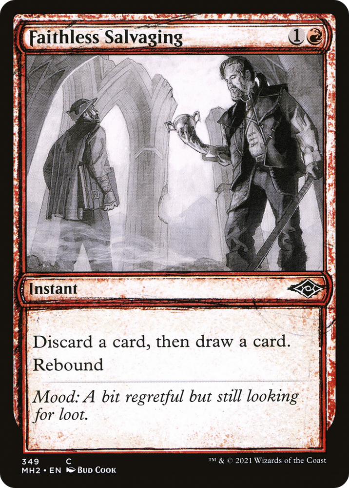 Faithless Salvaging (Showcase) (MH2-349) - Modern Horizons 2: (Showcase) Foil