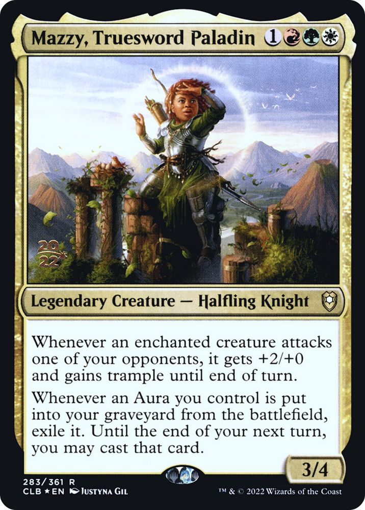Mazzy, Truesword Paladin (PRE-283S) - Battle for Baldur's Gate Promos Foil