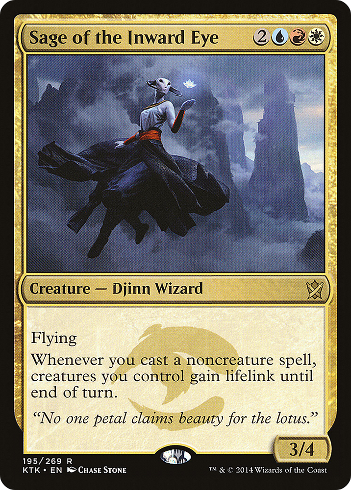 Sage of the Inward Eye (KTK-195) - Khans of Tarkir