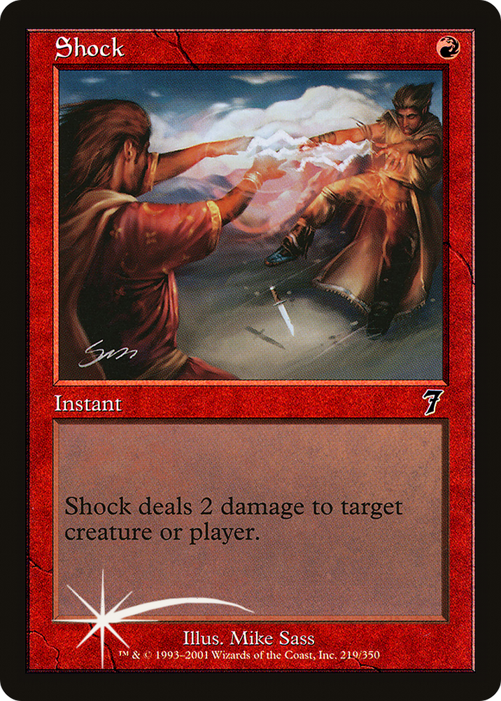 Shock (7ED-219★) - Seventh Edition Foil