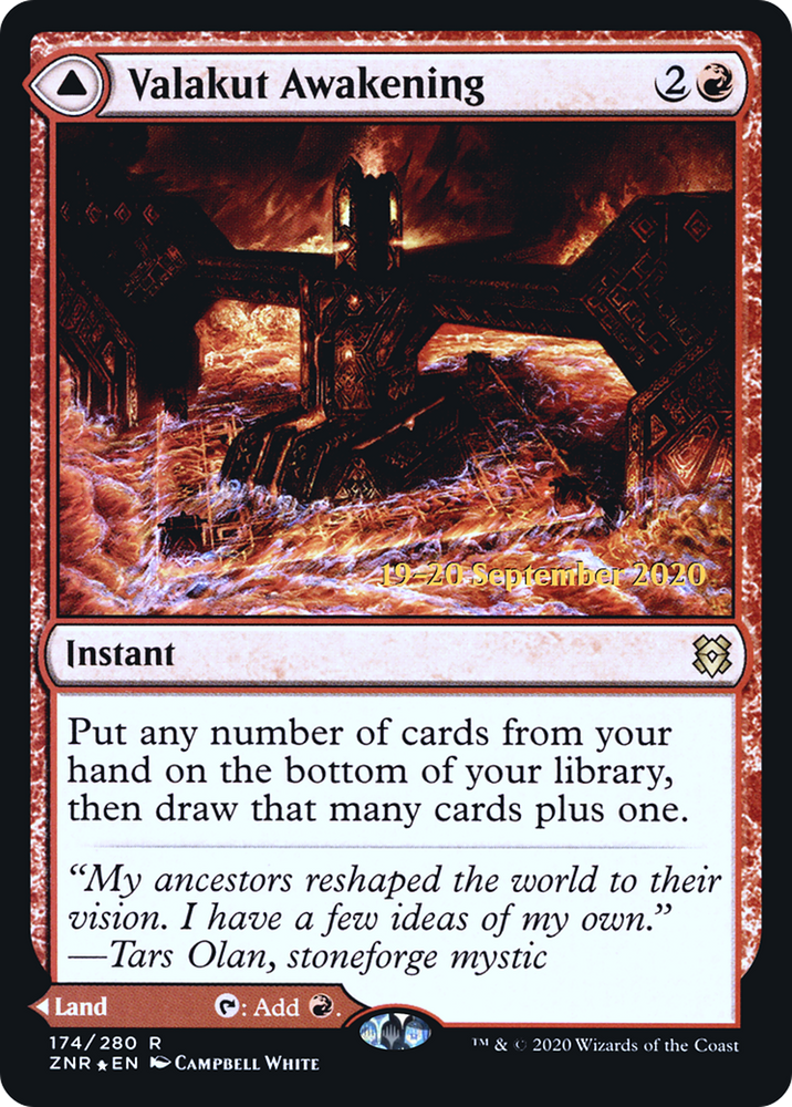 Valakut Awakening (PRE-174S) - Zendikar Rising Promos Foil