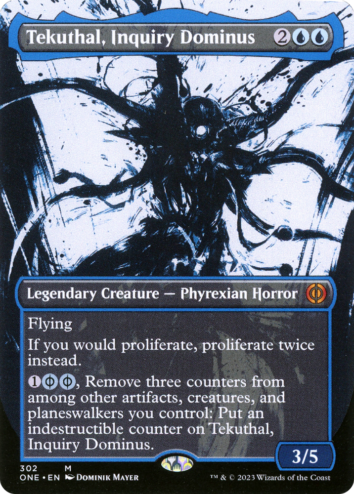 Tekuthal, Inquiry Dominus (Showcase) (ONE-302) - Phyrexia: All Will Be One: (Showcase) (Borderless)