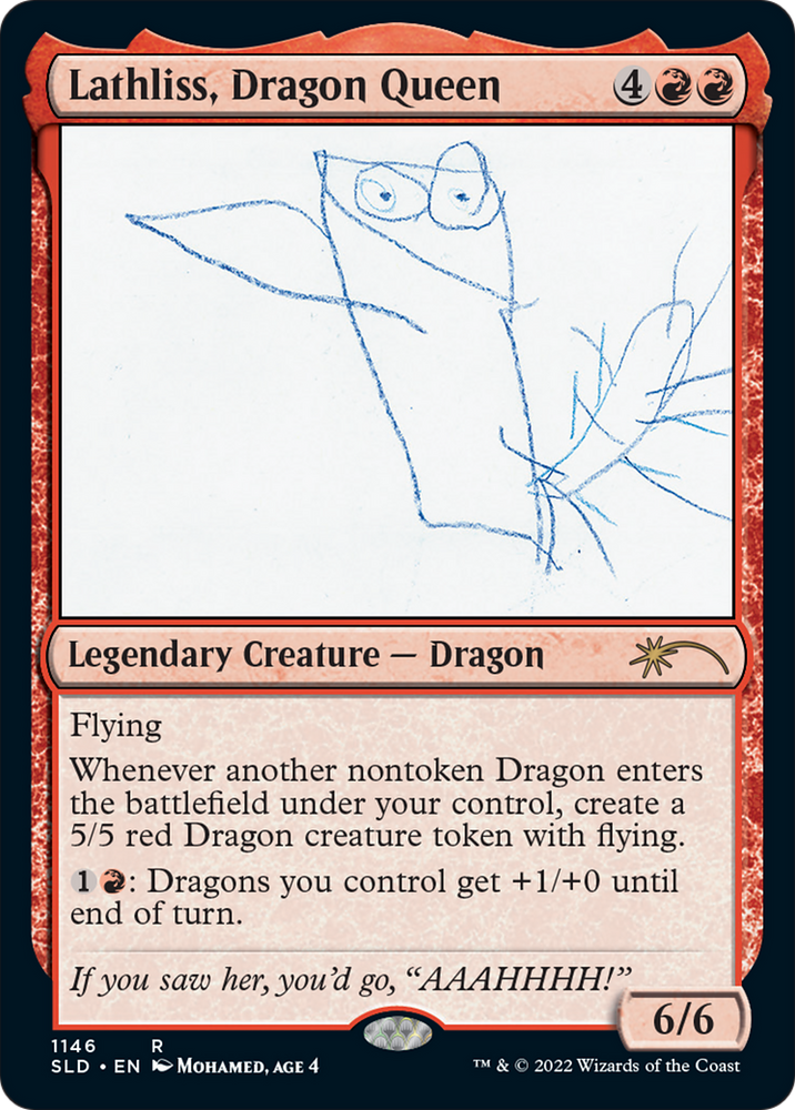 Lathliss, Dragon Queen (1146) (SLD-1146) - Secret Lair Drop