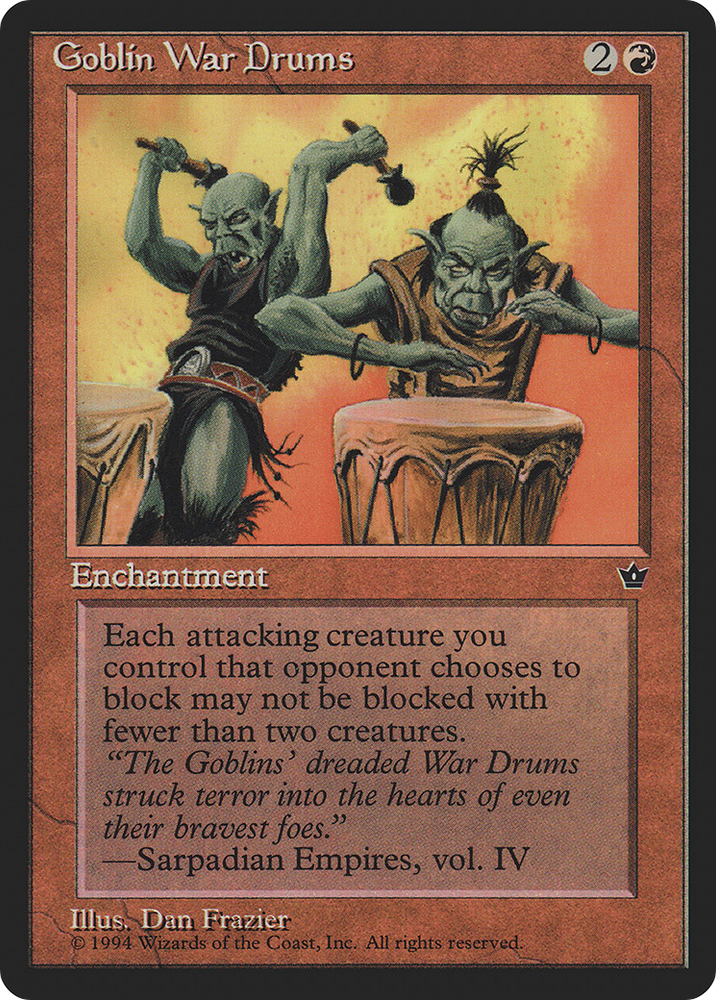 Goblin War Drums (Frazier) (FEM-58A) - Fallen Empires