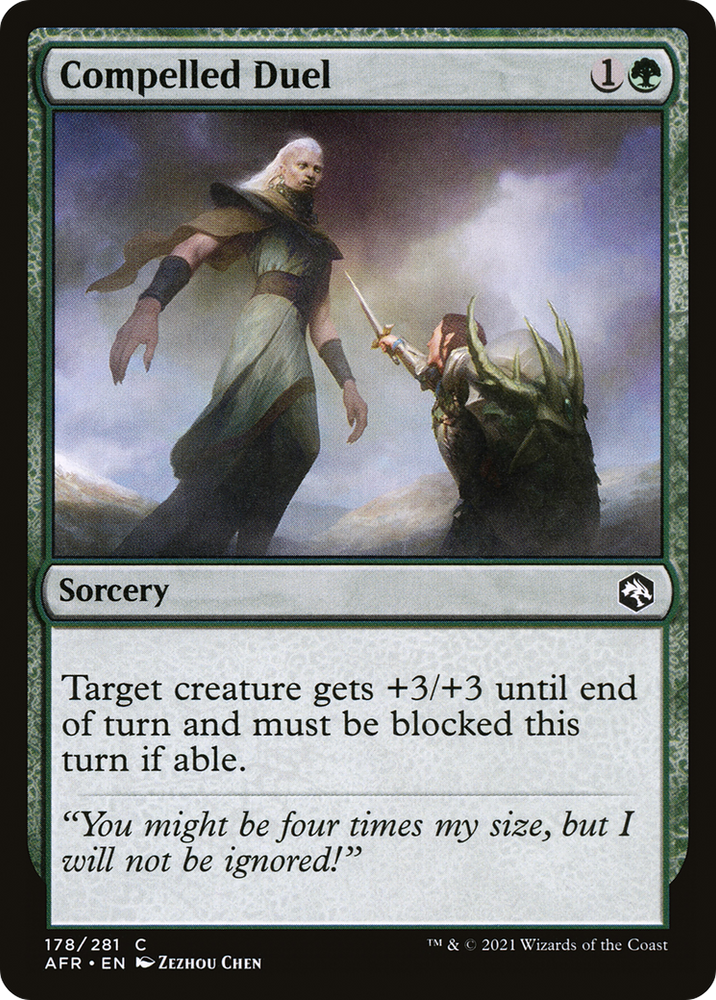 Compelled Duel (AFR-178) - Adventures in the Forgotten Realms Foil
