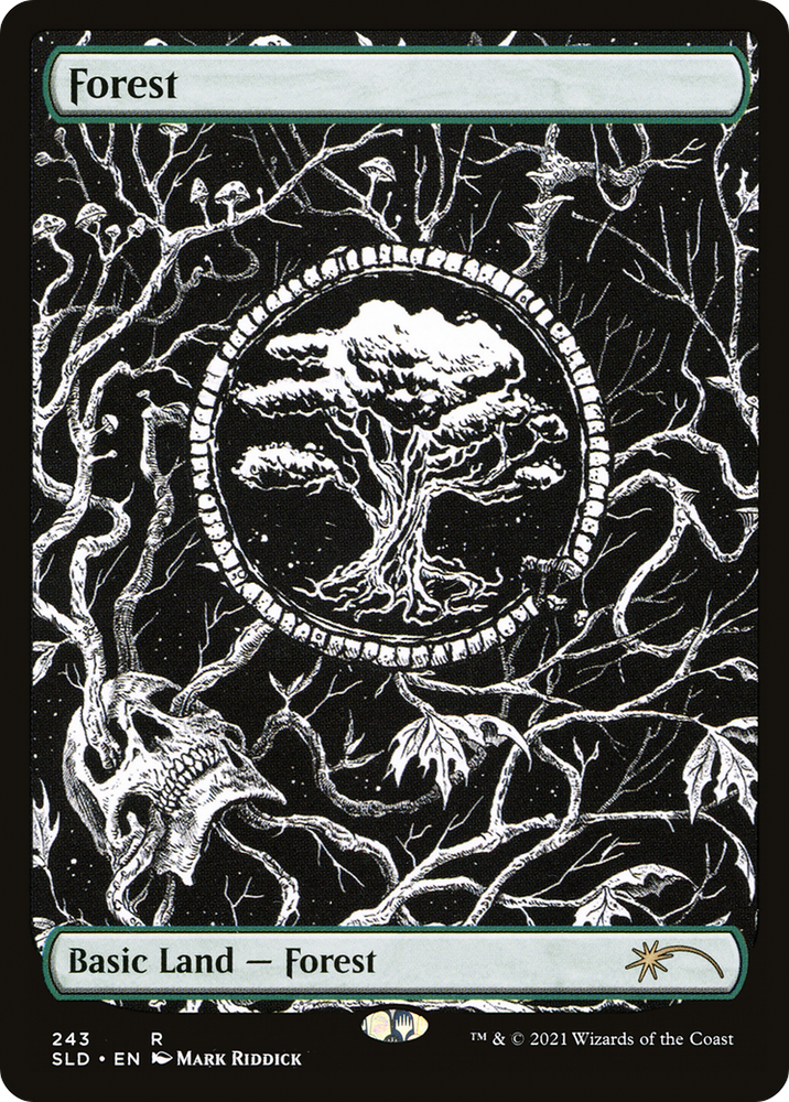 Forest (Crushing Brutality) (SLD-243) - Secret Lair Drop Foil