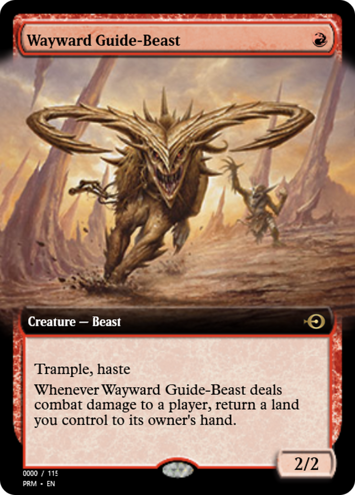 Wayward Guide-Beast (PRM-83796) - Magic Online Promos