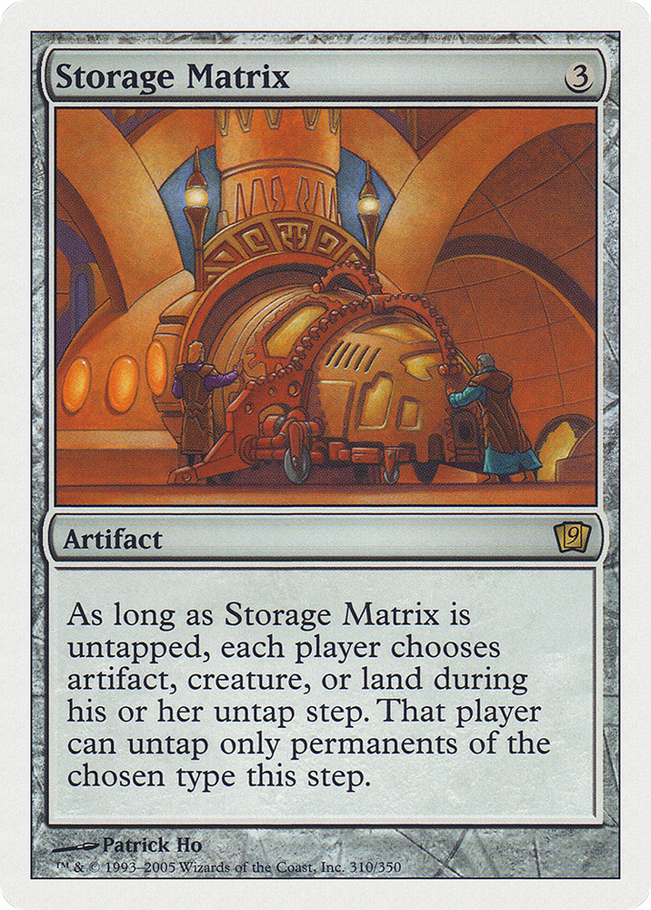 Storage Matrix (9ED-310) - Ninth Edition